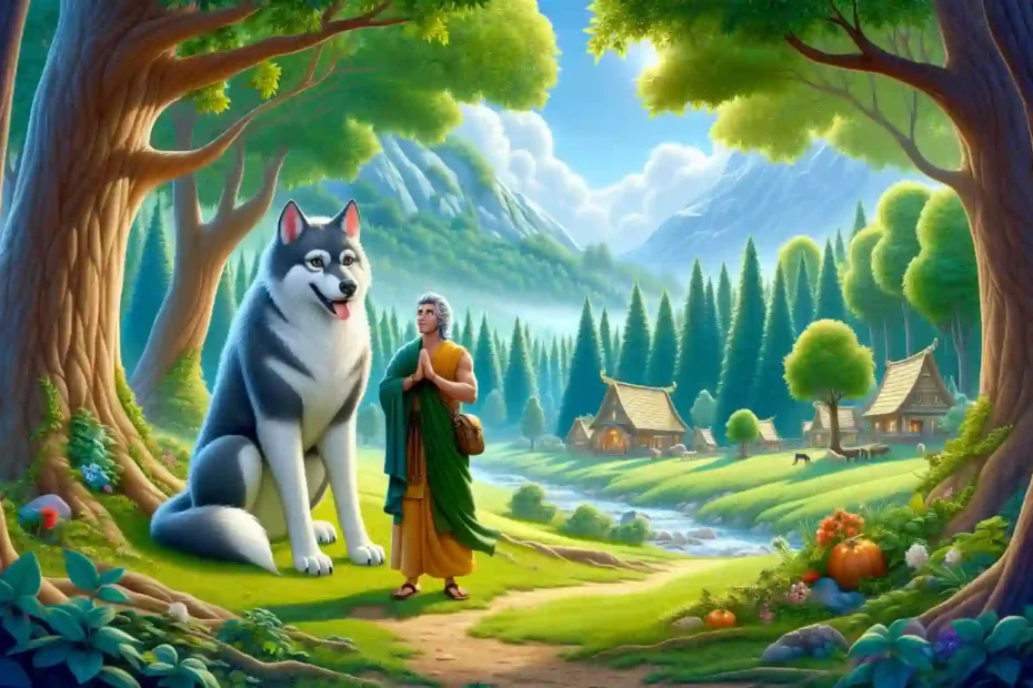 Story - The Saint and the Understanding Wolf