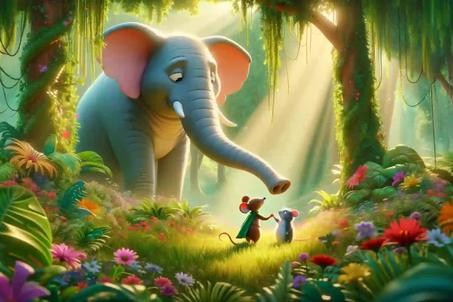 Story - The Respectful Mouse and the Kind Elephant